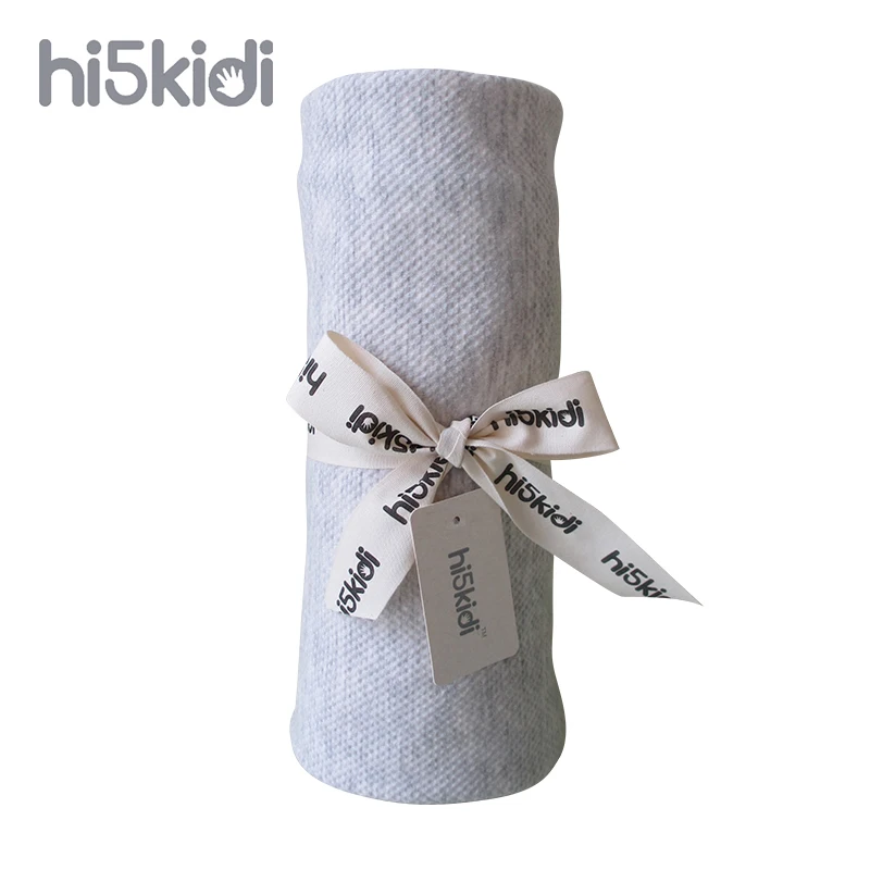 

HI5KIDI Blanket Baby Newborn Cotton Wrapped Blanket Bedding Thickened Keep Warm Light Gray Honeycomb Baby Blanket