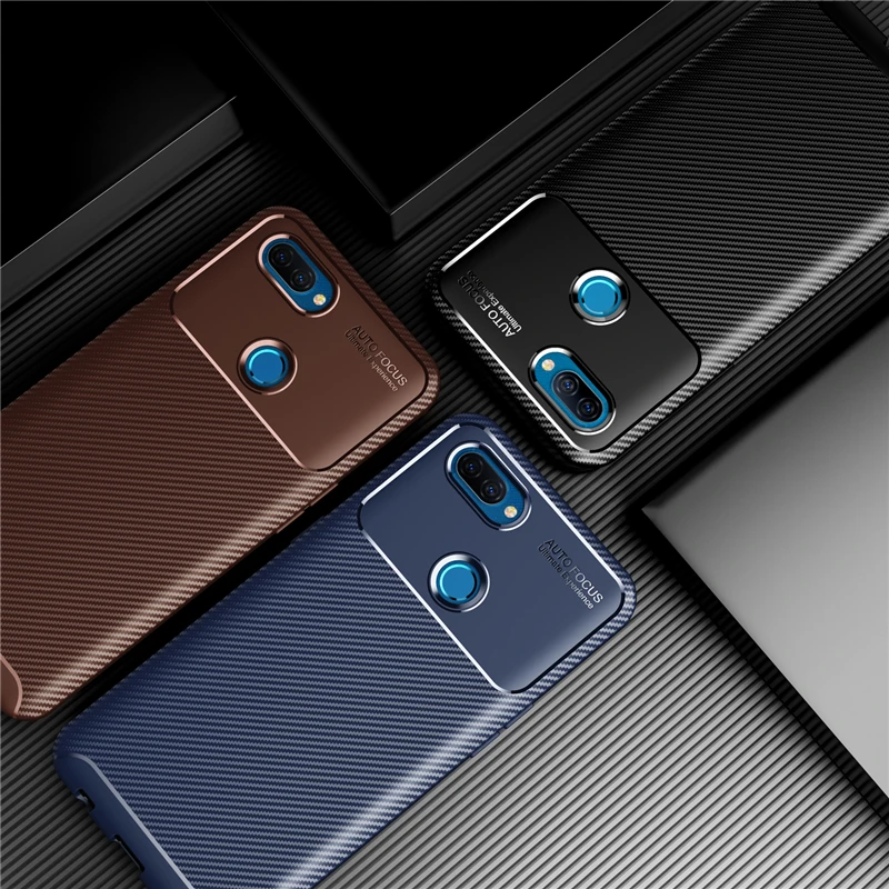 for oppo a12 case silicone slim carbon fiber anti knock phone case for oppo a12 cover realme a8 a91 a31 a12 ace2 a92s a52 case free global shipping
