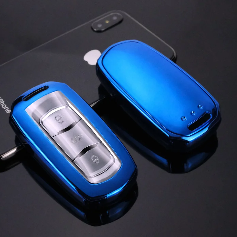 Красивый новый мягкий ТПУ чехол для ключей автомобиля полный Чехол Geely Atlas Boyue NL3 EX7