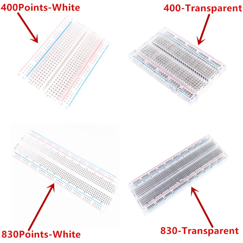 Макетная плата с 400 точками 830 точек беспроводная макетная тестовая PCB