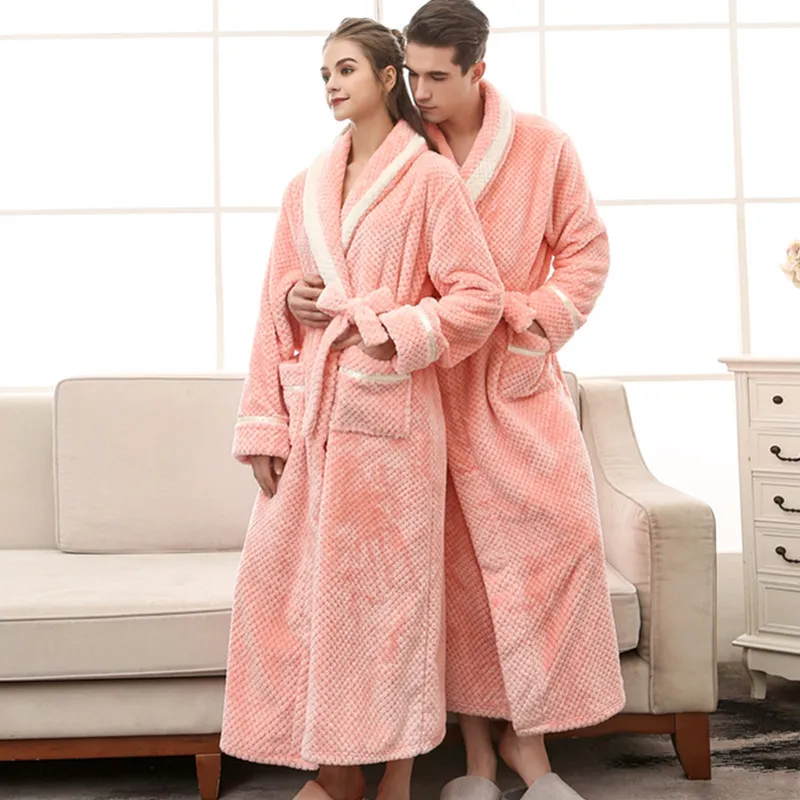 Ночные рубахи для двоих фланелевая ночная рубашка длиной до щиколотки интимное