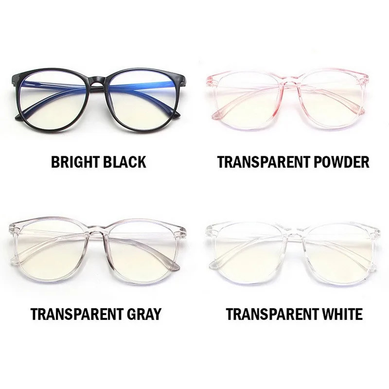 

Round men's glasses transparent frame computer glasses blackout lenses Anti-blue goggles Unisex Round retro big frame Sunglasses