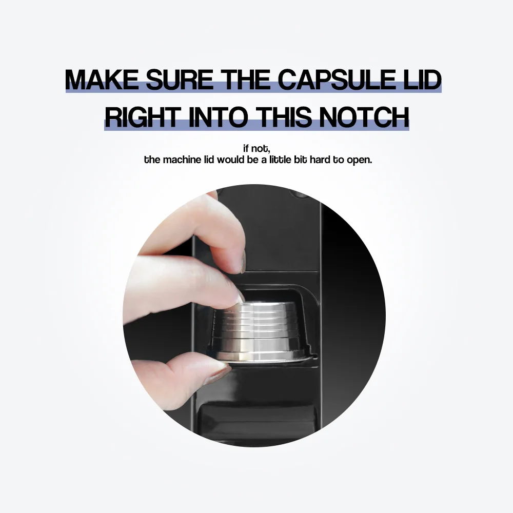 1 * кофейная капсула + кисть ложка многоразовая нержавеющая сталь для Lavazza Blue