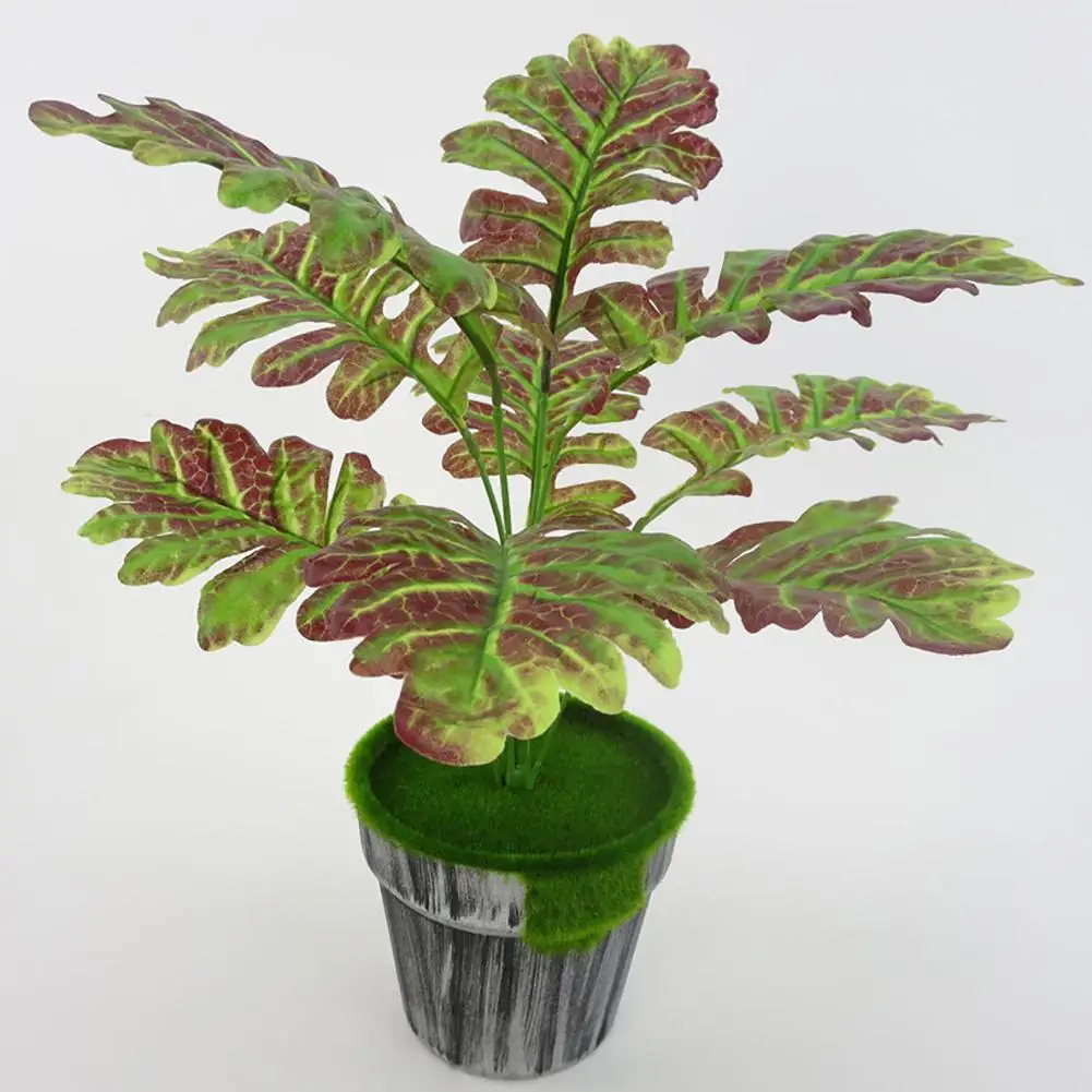 

1Pc Artificial Senecio Cineraria Fake Plant Home Office Wedding Party Decoration