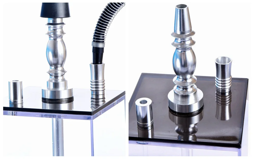 Акриловые кальянные Трубы Набор Cachimba кальян наргиле светодиодный светильник древесный уголь для кальянов база Sisha аксессуары цветной дым водопроводные трубы