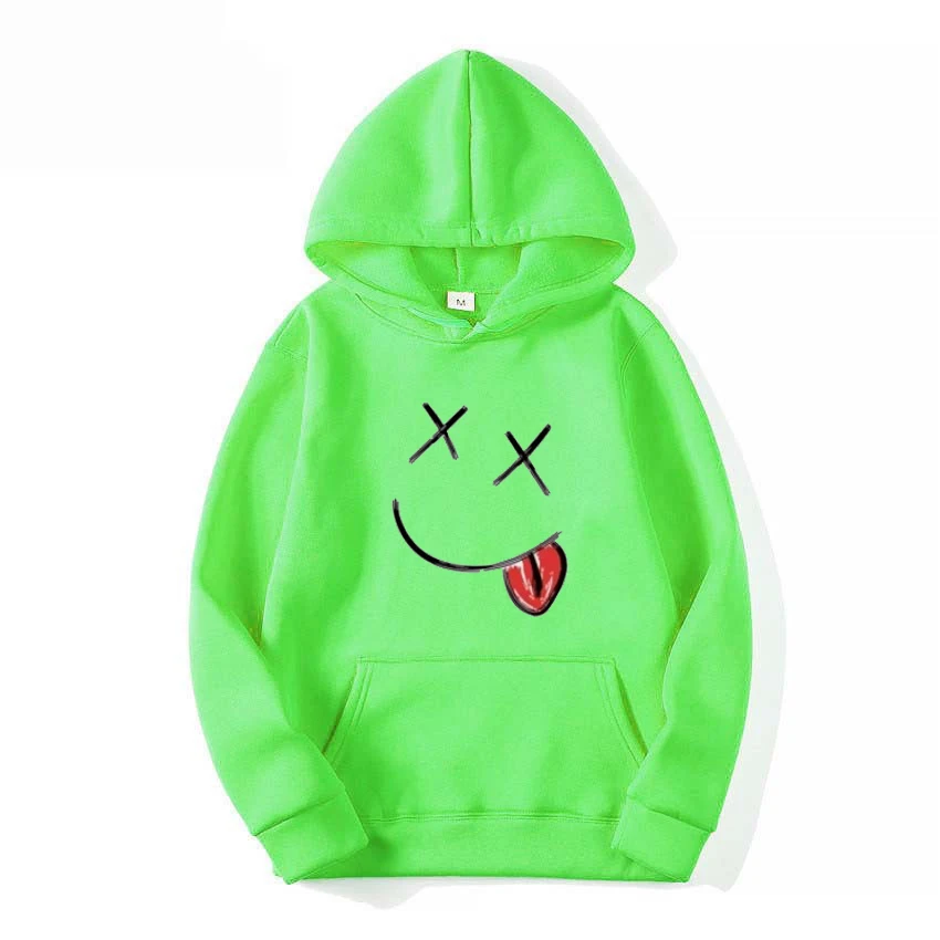 

2021 New Comics Smiley Men Hoodies Tops Unisex Streetwear Casual Men/Wonen Hip hop Harajuku Hoodie Sweatshirt