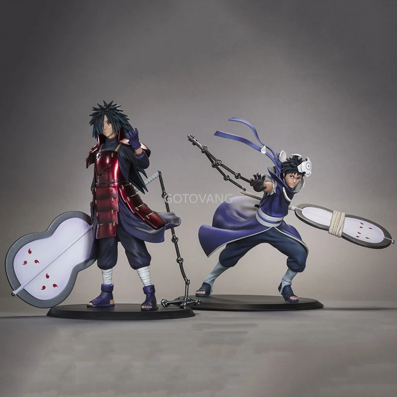 Аниме Uchiha Madara Obito фигурка из ПВХ Коллекционная модель игрушки Uchiwa фигурки|Игровые