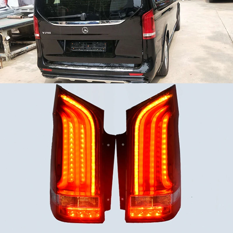 Тюнинг автомобиля задние фонари для Мерседес Бенц Вито V250 V260 V260L 2016 2018 задних