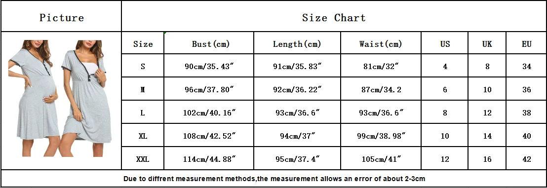 

Maternity Women Dress Casual Short Sleeve Nursing Dresses Breastfeeding Clothing for Pregnant Home Maternal Pregnancy Dresses