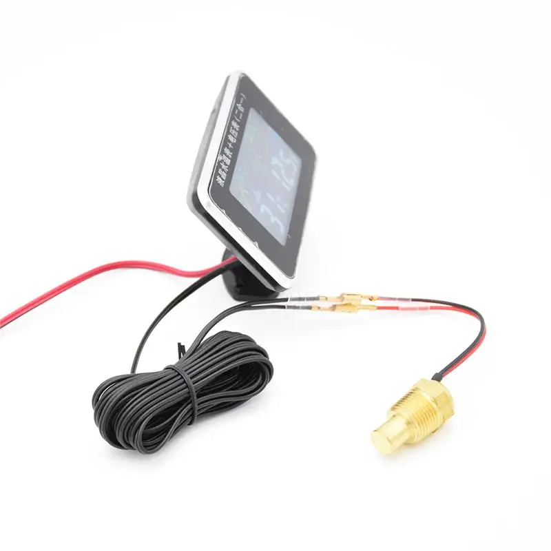 Измеритель температуры воды ЖК дисплей 12/24 в измеритель вольтметр Автомобильный