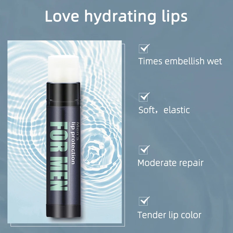 Увлажняющая сухая Обветренная Помада для губ мужчин восстанавливающее
