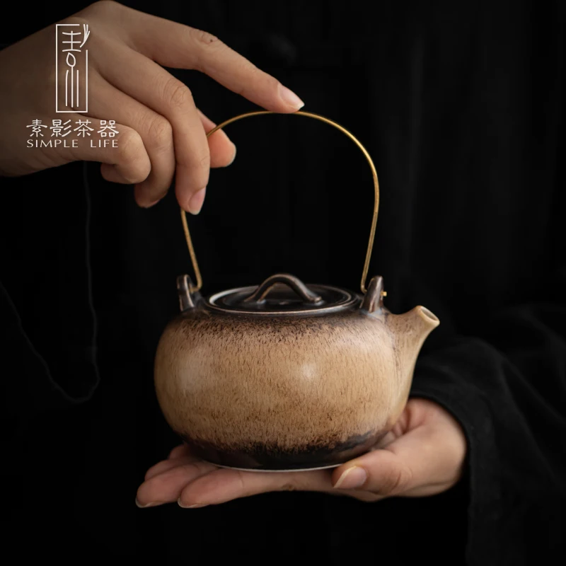 ЯПОНСКИЕ ВИНТАЖНЫЕ чайные горшки керамические ручной работы Sencha чай самовар