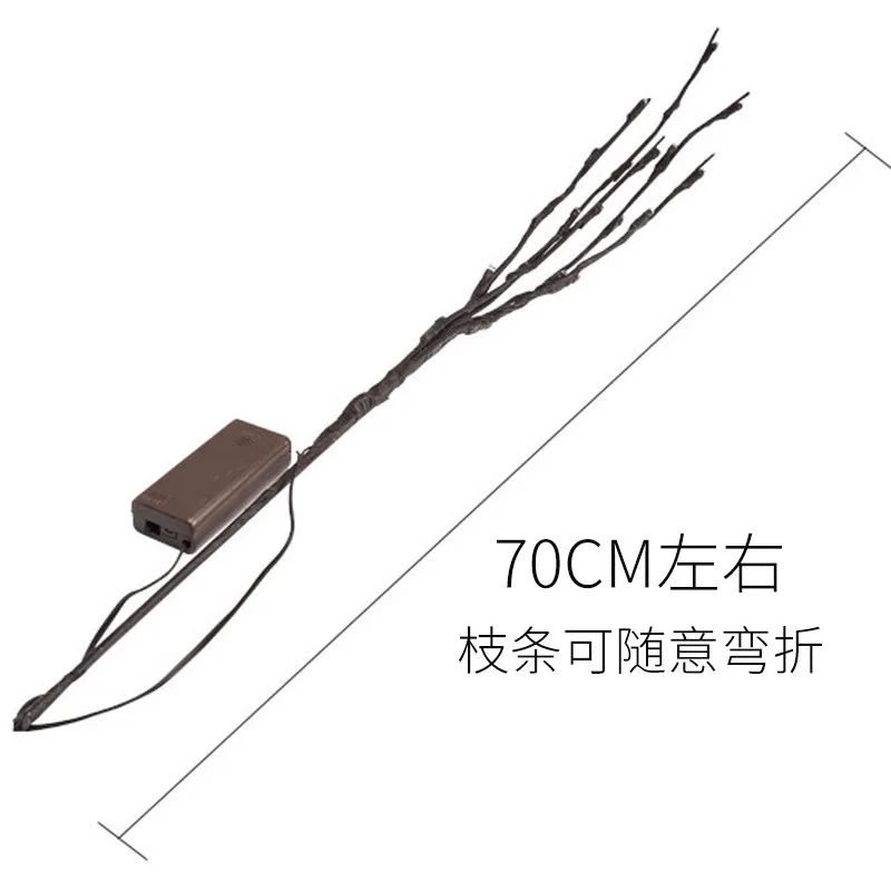 

20 Bulbs LED Willow Branch Lamp Christmas Decorations for Home Christmas New Year 2020 Decor Natal Adornos De Navidad 2019