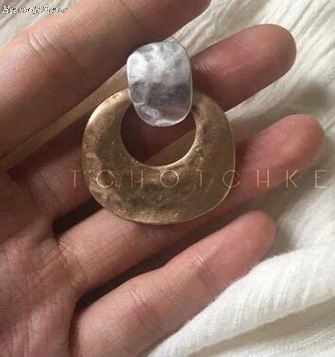 Glam Geo золотые серьги гвоздики неправильной формы в стиле ретро для вечерние T