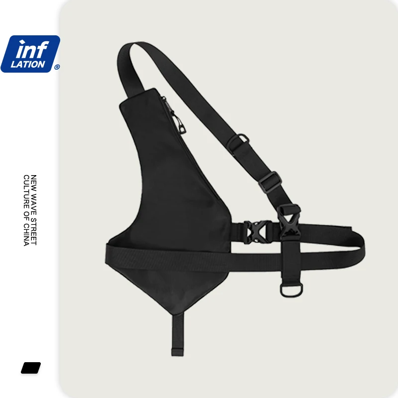 Мужская Наплечная сумка INFLATION Модная хлопковая мессенджер в стиле хип хоп