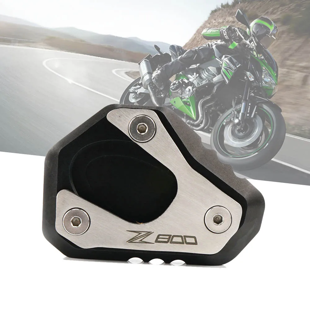 

Motorcycle Kickstand Extension Plate Side Stand For Kawasaki Z800 2013-2015