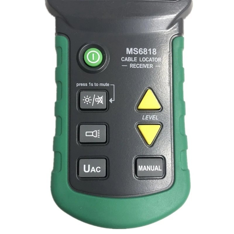 BMBY-Mastech Ms6818 Портативный Профессиональный провод кабель трекер труба локатор детектор Тестер Линия трекер напряжение 12~ 400 В