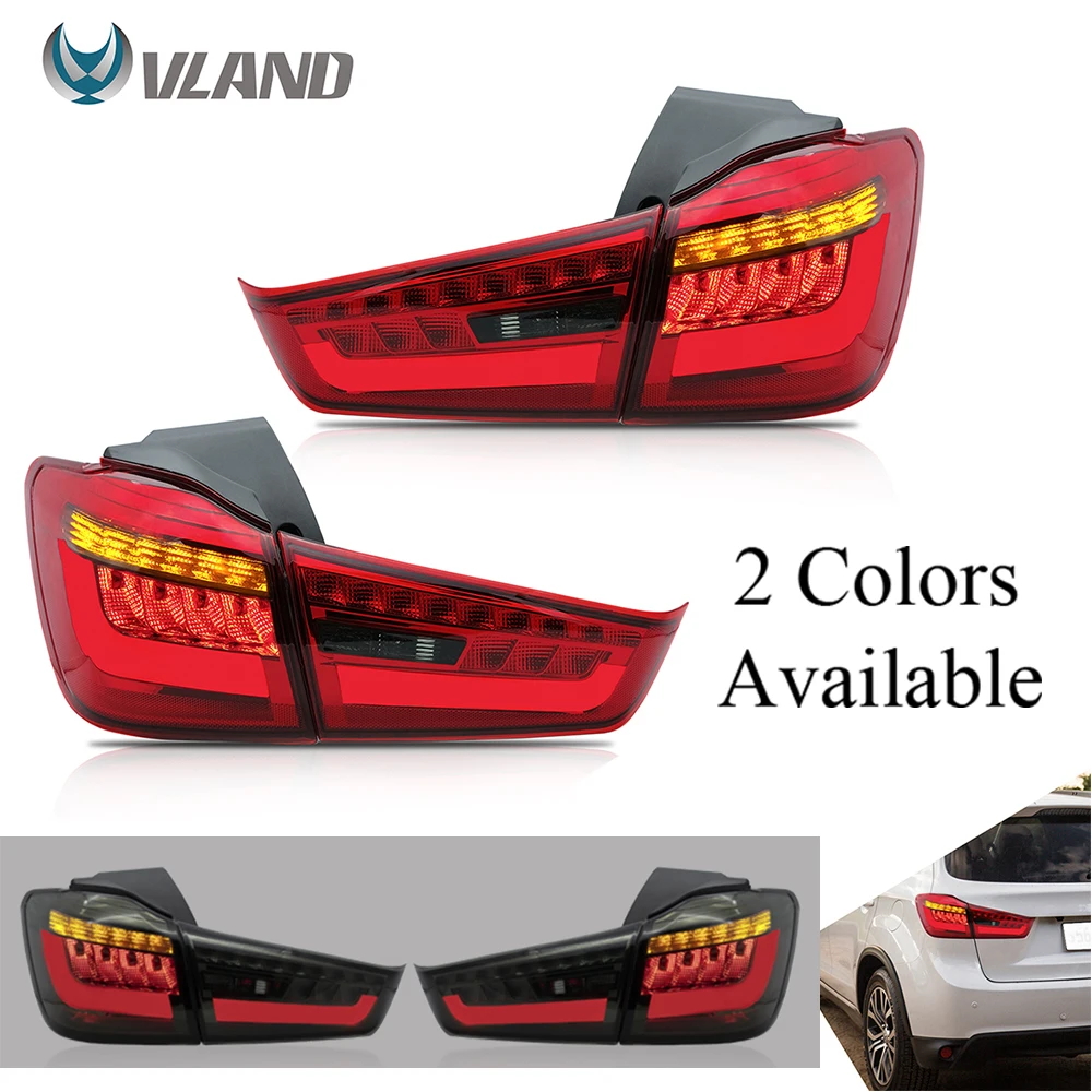 

VLAND car accessories LED Tail lights Assembly for Mitsubishi Asx/Out Lander Sports 2010-2015 Tail Lamp Turn Signal Reverse