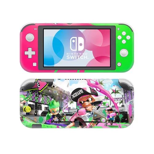 YSNSL0077 Splatoon 2 наклейка на кожу для nintendo Switch Lite консоль и контроллер протектор Joy-con NAND переключатель Lite наклейка на кожу - Цвет: YSNSL0077