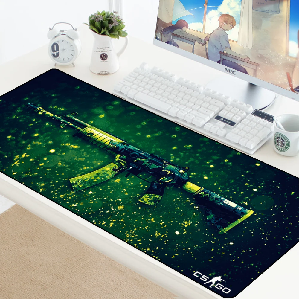 Игровой коврик для мыши CSGO с запирающимся краем, геймер XL, большой игровой резиновый коврик для мыши CS GO, коврик для клавиатуры CSGO, компьютерный коврик для ouija board
