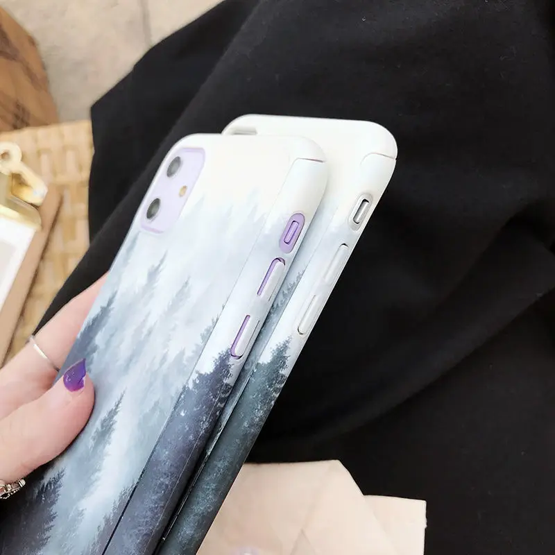 Полноразмерный жесткий чехол из ПК для iPhone 11 7 8 plus xr xs max 6 6S Plus на мобильный телефон