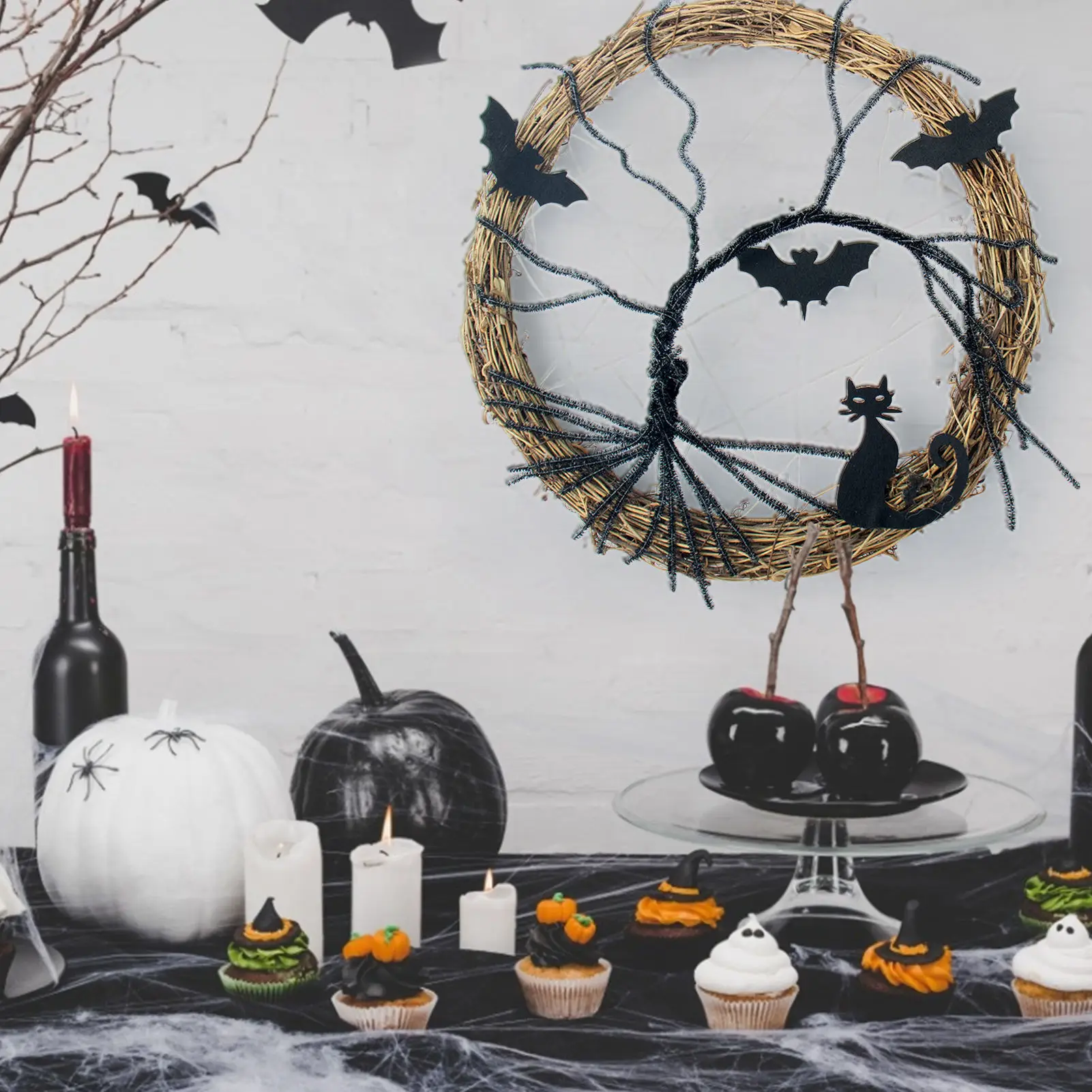 

Украшение для вечевечерние НКИ на Хэллоуин с светильник кой, светящееся украшение для передней двери, декор для вечевечерние НКИ со знаком