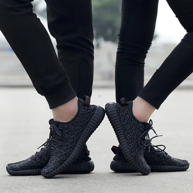 

Fashion Unisex Sneakers Breathable Weave Super Light Woman Man Casual No-slip Walking Shoes Confort Mesh Flats Sports Shoes