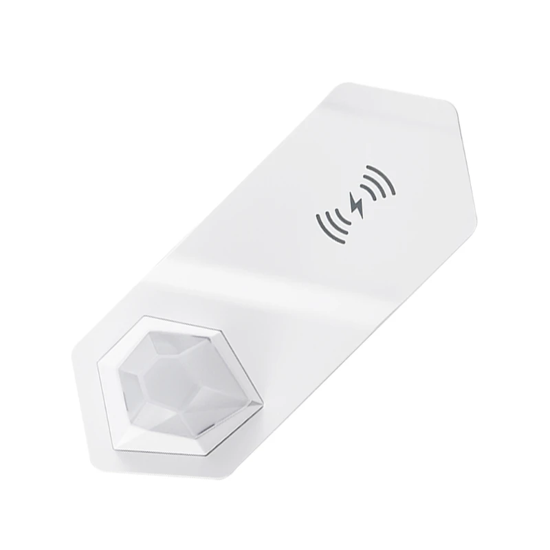 

2 in 1 Wireless Charging Diamond Magnet LED Lamps USB for Bedroom Light Bedside Touch Dimming Lighting Night Light