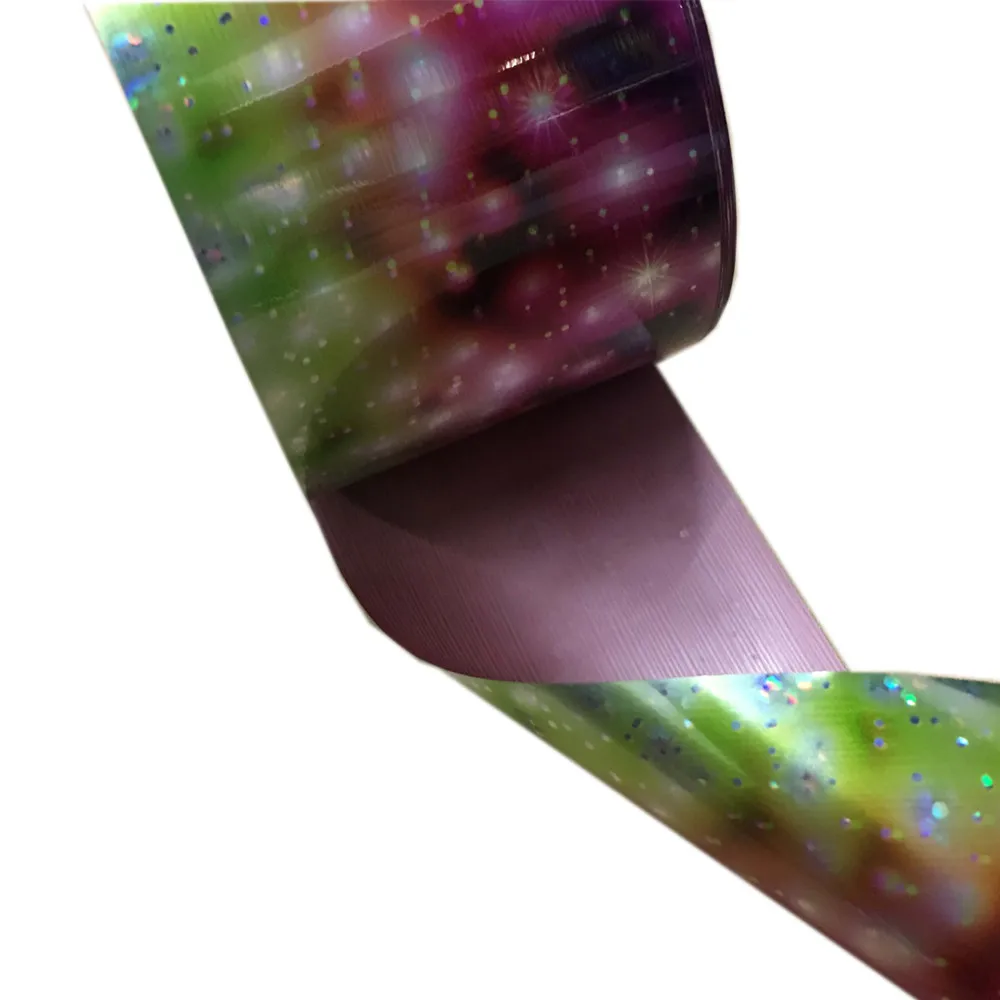 16 рулонов фольги для ногтей с лазерным блеском звездное небо 120 м * 4 см