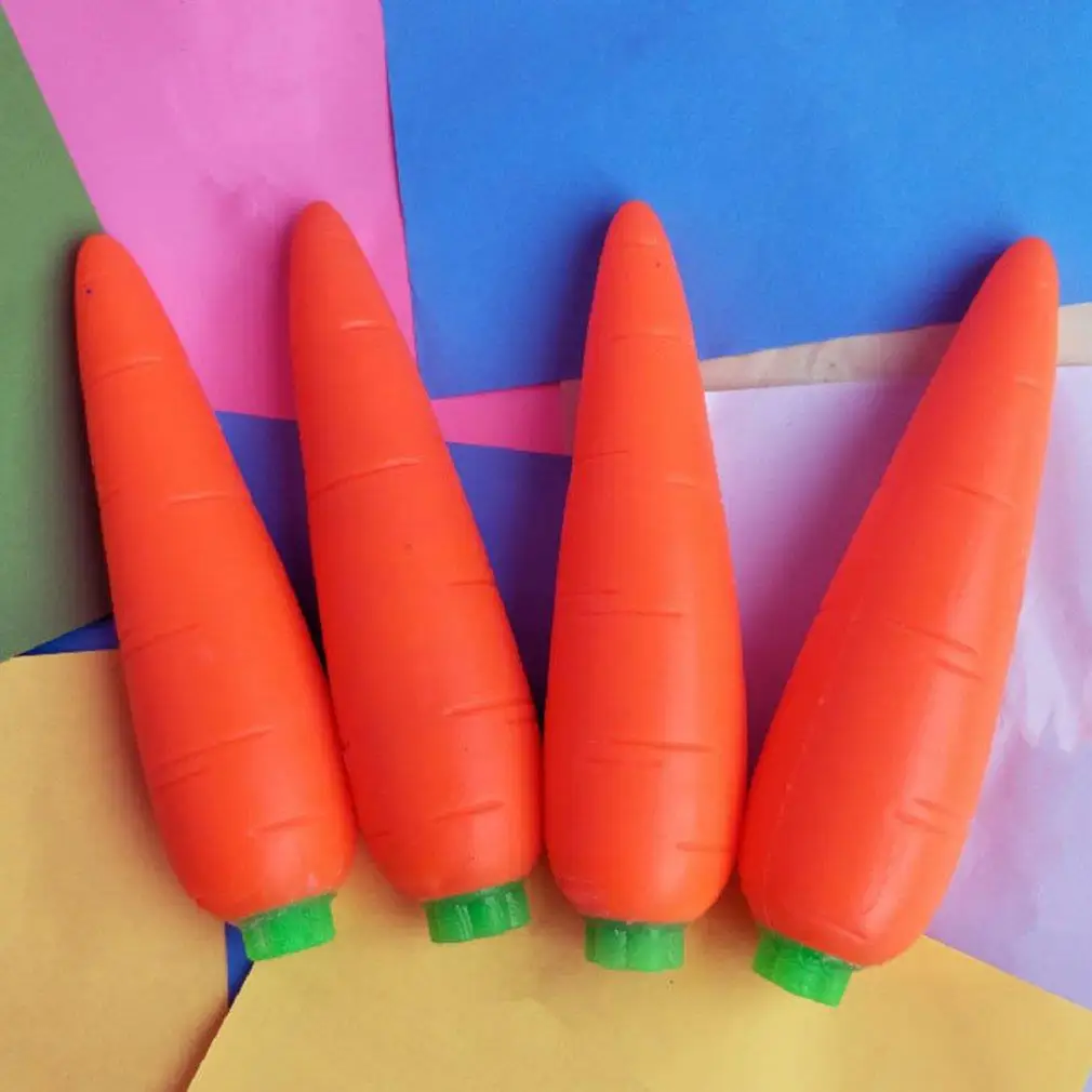Stretchy Carrot Toys Squish Stress Relief Fidget for Kids and Adults Squeeze | Игрушки и хобби