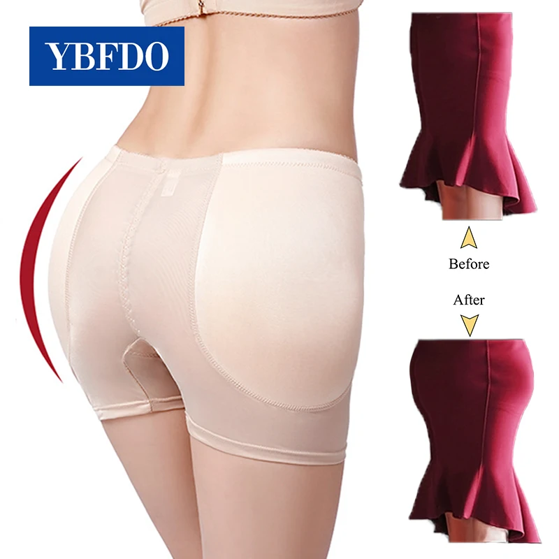 

YBFDO Women Butt Lifter Shapewear Waist Tummy Control Body Underwear Panties Fake Buttocks Padded Lingerie Thigh Slimmer