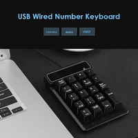 professional ultra slim wired keyboard usb wired numeric keypad numpad keyboard for accounting teller cash pc laptop