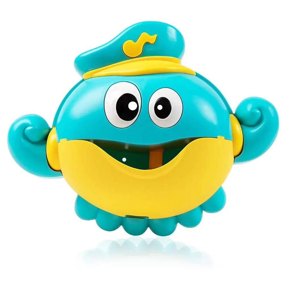 

Kid Bath Toys Bubble Machine Octopus Music Kids Bath Toy Bathtub Soap Automatic Bubble Maker Bathroom Toy For Children