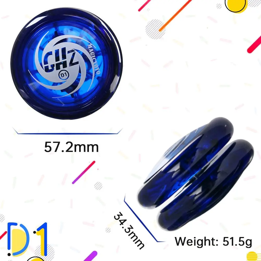 MAGICYOYO D1 GHZ 2A чувствительный и Профессиональный Йо-Йо для начинающих Классический
