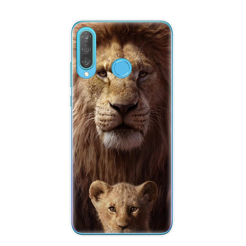 Cartoon Lion King nala simba timon Phone Cases for Huawei P30 P20 Mate 20 Lite Pro P8 P9 P10 Lite Cover Coque Etui fundas