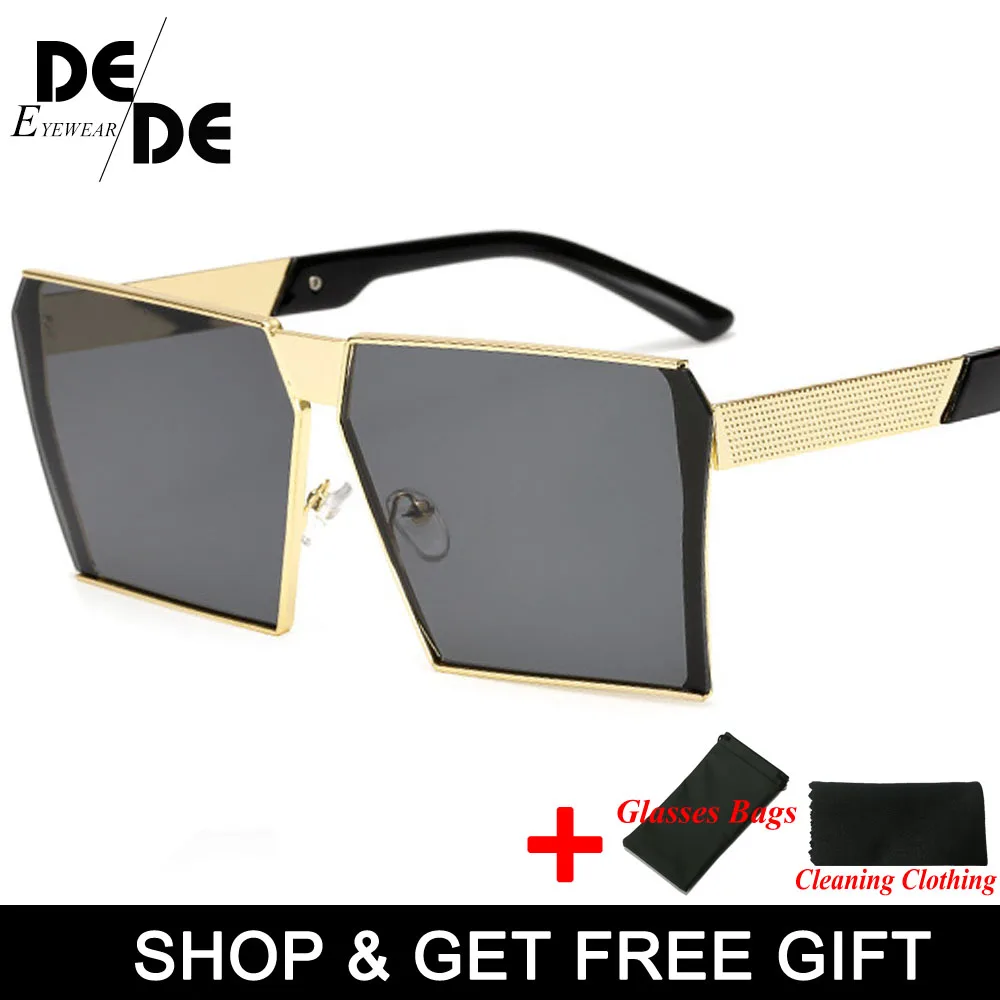 Большие мужские квадратные оправы для очков Женские без винтажные