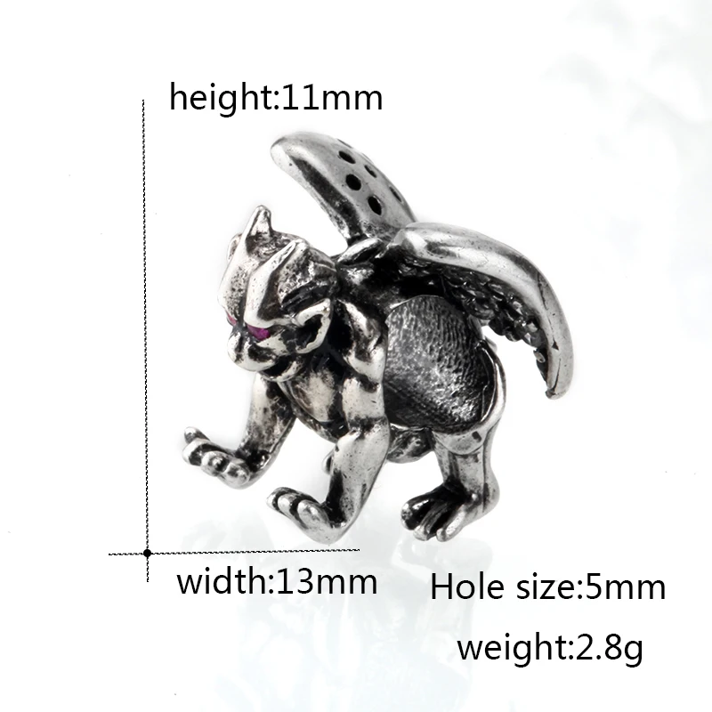 Бусины-разделители для изготовления ювелирных изделий бусины в форме черепа