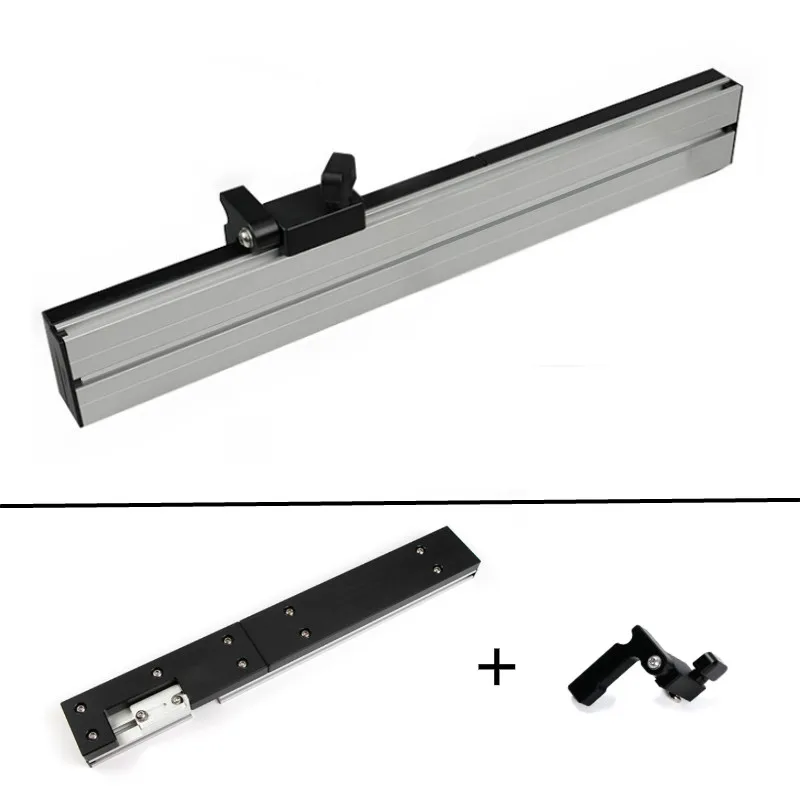 450mm Miter Gauge with track Stop Table Saw/Router Miter Gauge Sawing Assembly Ruler for Table Saw Router Woodworking Tools DIY - Цвет: 450mm and Stoper