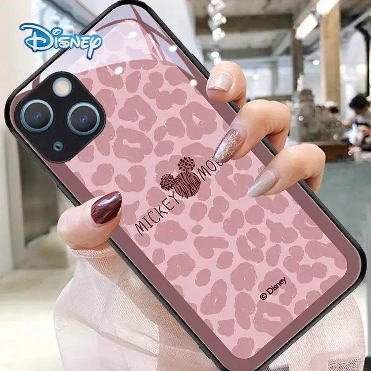 

Disney Mickey Phone Case for iPhone 13 13Pro 12 12Pro 11 Pro X XS Max XR 7 8 Plus Cartoon Cute Anti-Fall Protective Covers