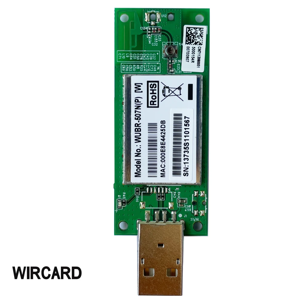 

WIRCARD WUBR-507N(P) RT3572 Dual Band 2.4G/5G 300Mbps 802.11n USB WIFI CARD