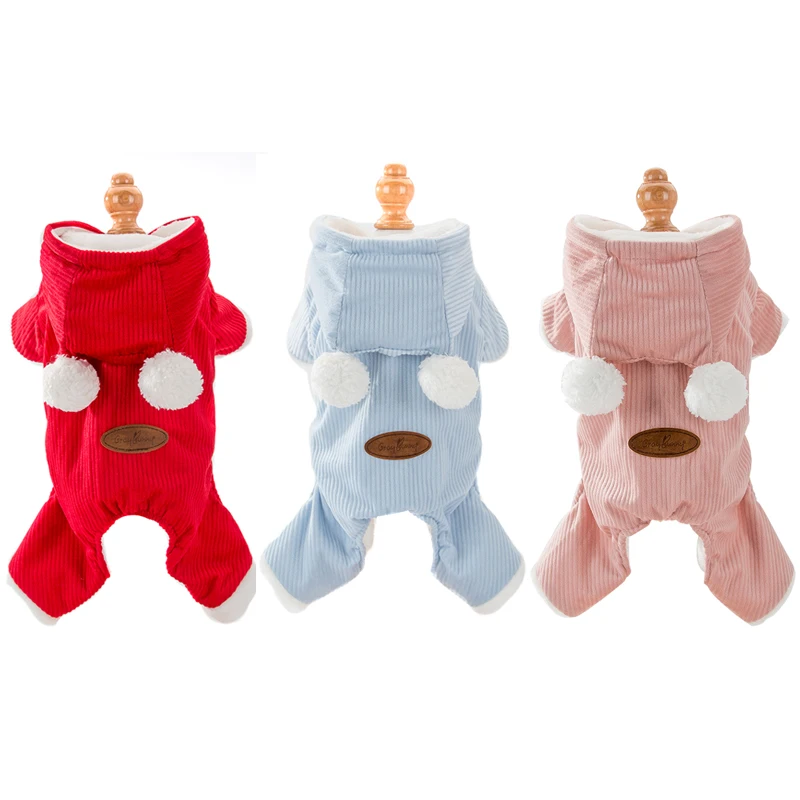 Hipidog Новое поступление Рождественская Одежда для собак с капюшоном флисовое