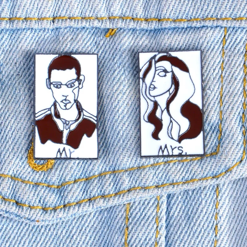 Современная популярная брошь в стиле панк для мужчин и женщин с капающим маслом