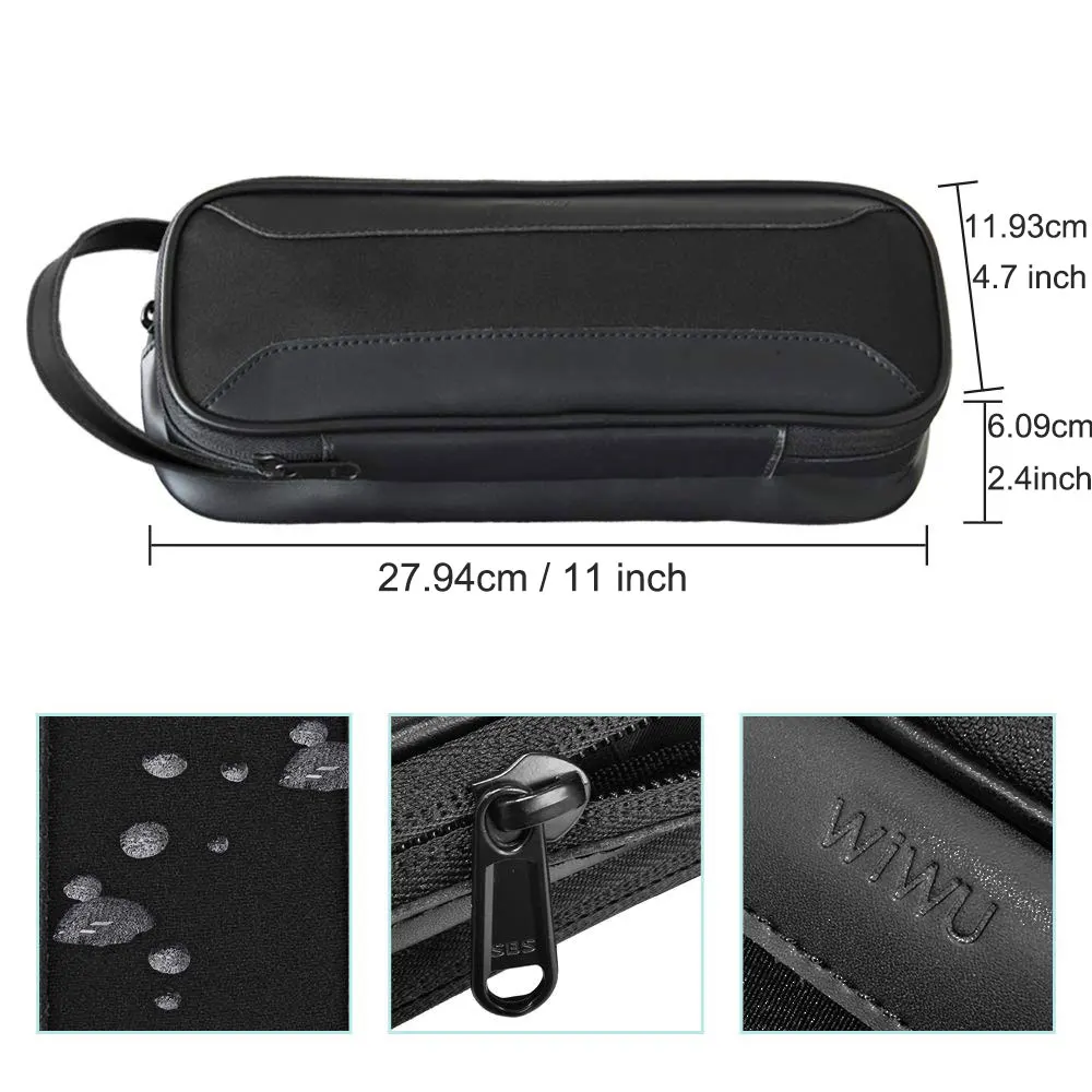 WIWU электронная сумка Органайзер для внешнего аккумулятора двухслойная