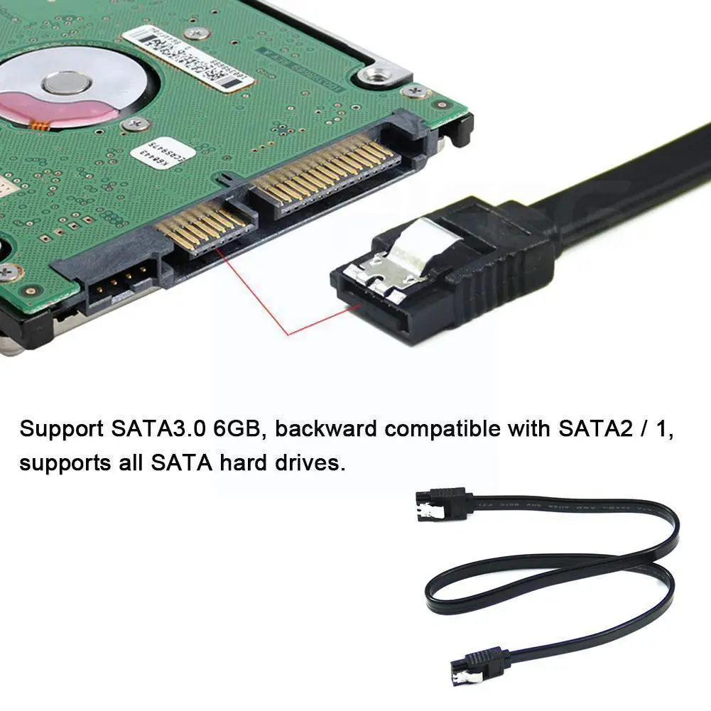 

Кабель для передачи данных SATA 3,0 на жесткий диск SSD, 3,0 дюйма, 6 Гбит/с
