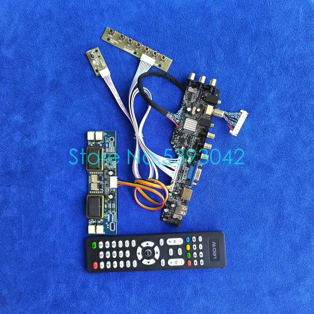 

For M220Z1-L01/L02/L03/L05/L06/L07/L08 1680*1050 USB+AV DVB-T 4CCFL 3663 Digital LVDS 30Pin LCD Screen Controller Board Kit