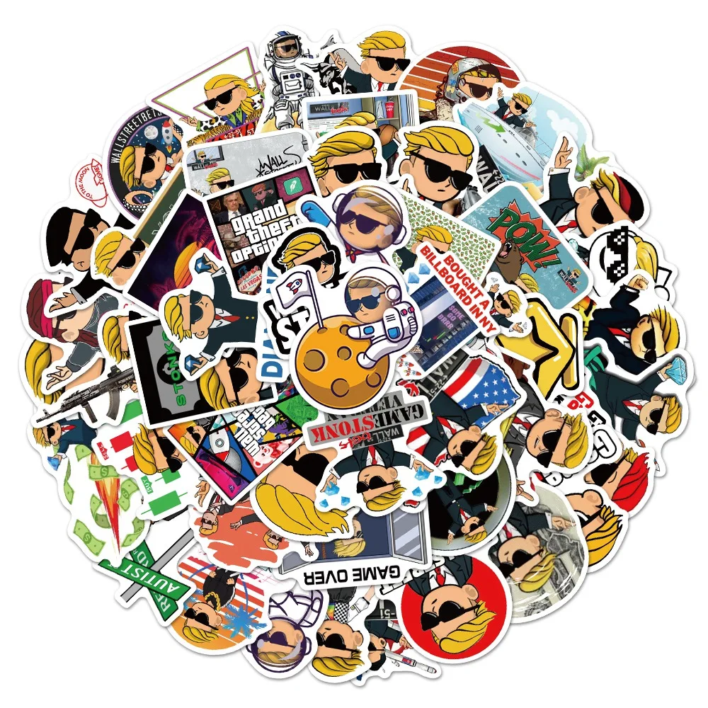 Стикеры YOLO Stonks для стен наклейки скейтбордов телефонов чемоданов холодильников
