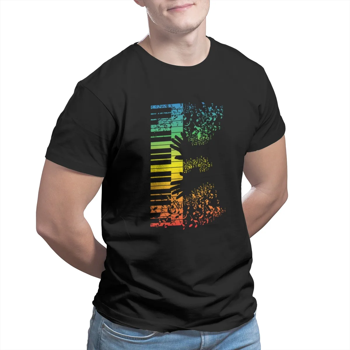 

Keyboard Piano Gift Music Musician InstrumentFashion Punk Cute Graphic Oversized T Shirts Plus Size Clothing 6353