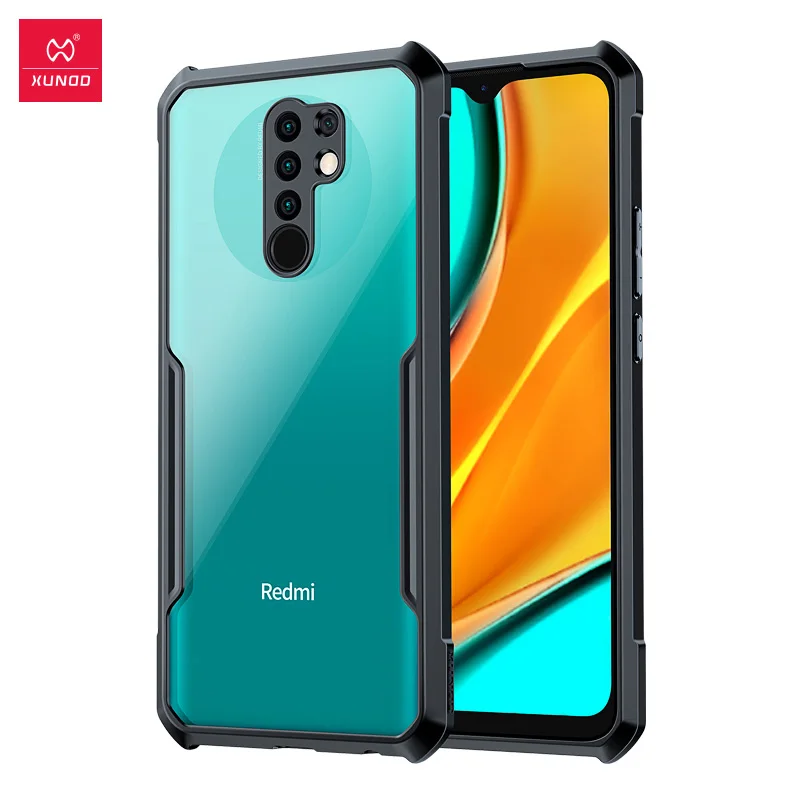 Чехол Xundd для Xiaomi Redmi 9 чехол телефона противоударный прозрачный силиконовый