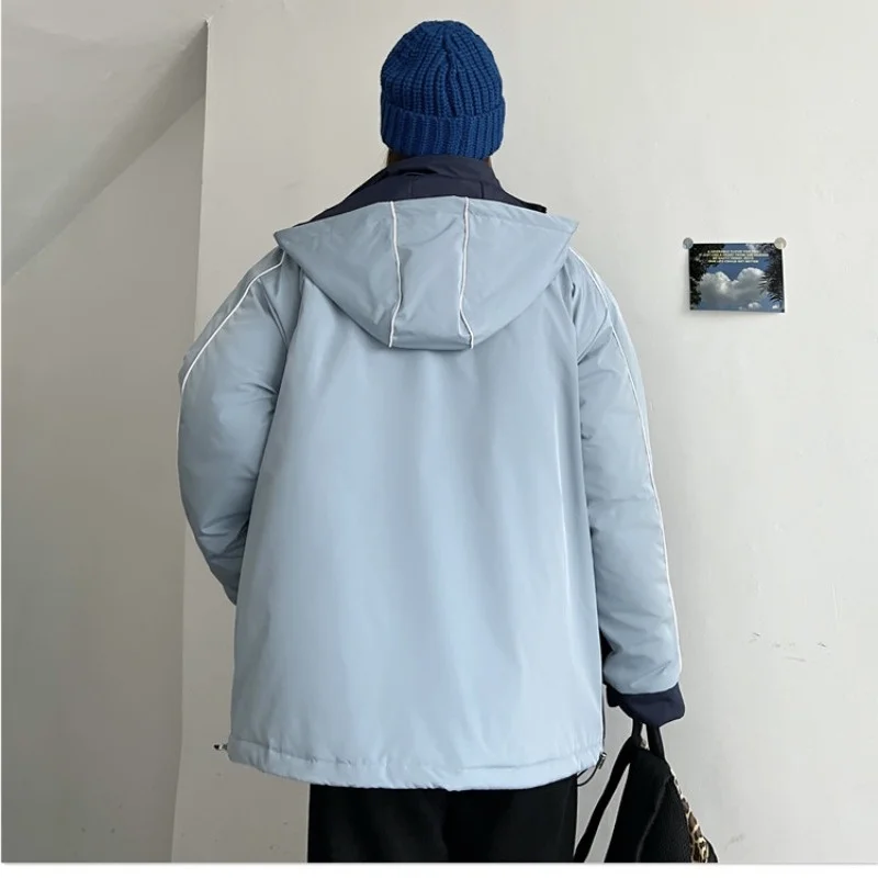 Cotton Jacket Coat Women's 2021 Autumn And Winter Korean Version Ins Plush Thickened Loose Bread Parkas Warm Cotton Coat