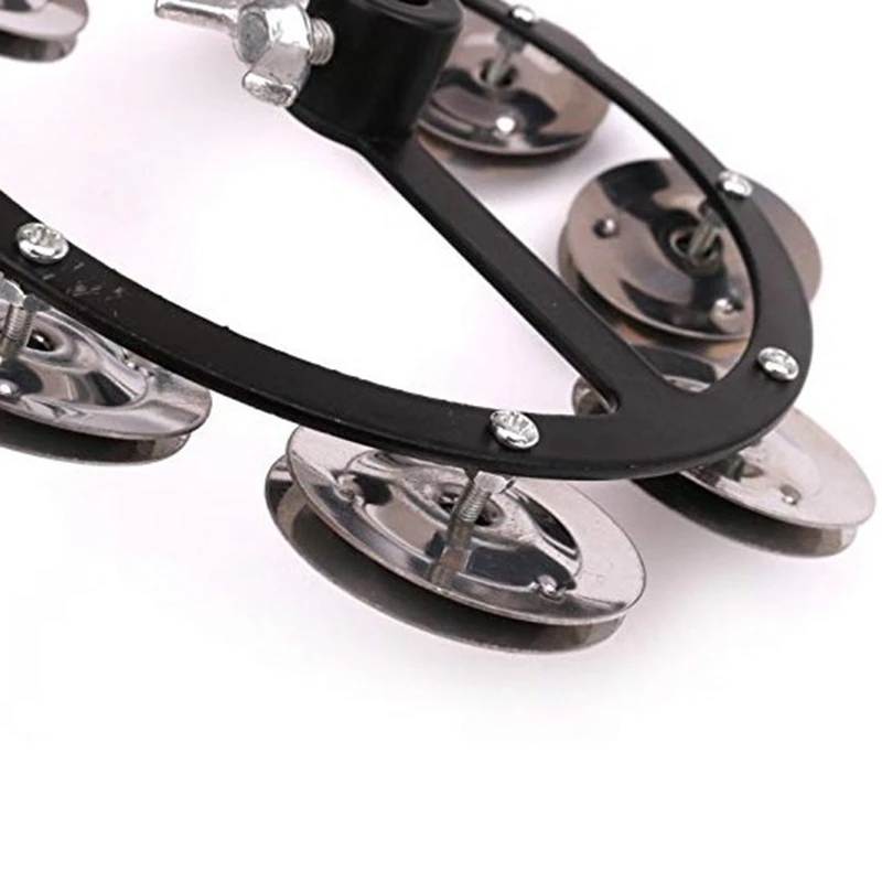 Портативный ударный Тамбурин с барабаном Hi-Hat со строком из сплава музыкальные